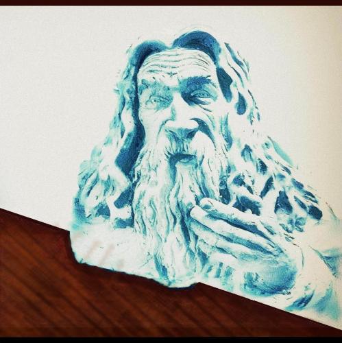 The photograph is a depiction of "Jeremiah the prophet" by Daniel Murphy, and was copied from his website, with his permission. Please support this brother if you are able... @  http://www.expressionsbymurf.com/